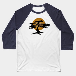 Bonsai Sunset Baseball T-Shirt